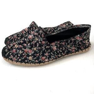 🆕 Capellini New York floral espadrille slip on flats size 8